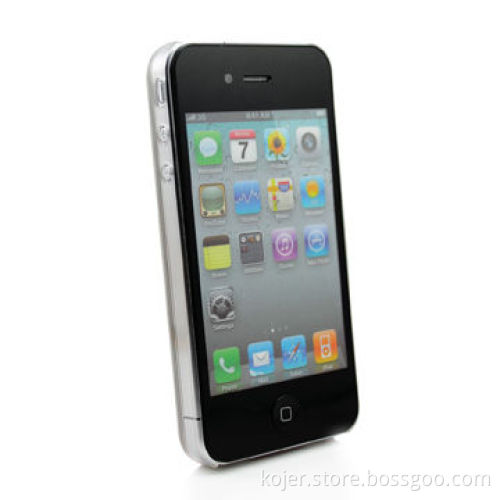 Crystal Case for iPhone 4, Made of PC and PU, Customized Patterns and Logos Accepted